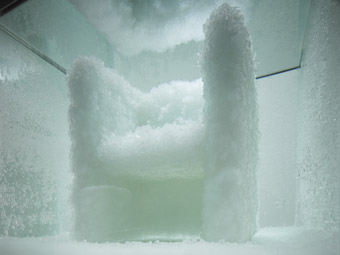 Venus, Natural Crystal Chair, Tokujin Yoshioka, from the 21_21 Design Sight show Second Nature, directed by Tokujin Yoshioka, Tokyo