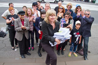 Save Live Music in Melbourne - a petition with 22,000 signatures calling for the the delinking of live music and “high risk” licencing conditions, delivered to the Victorian Government April 7