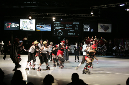 Bloodbath, Bump Projects and the Sydney Roller Derby League