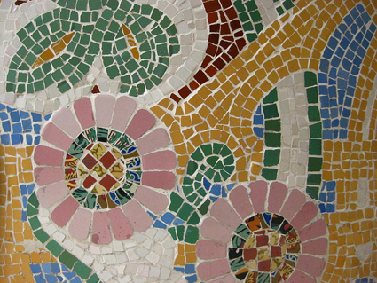 Mosaics on the Palace of Catalan Music