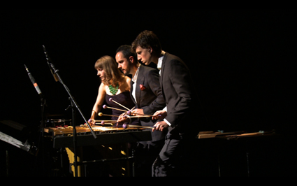 Leah Scholes, Eugene Ughetti & Matthias Schack-Arnott; Speak Percussion, MaerzMusik Festival