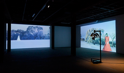 The Woman and the Snowman, 2013, installation view, Artspace Sydney