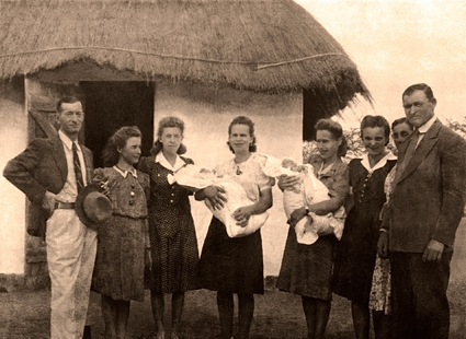 Once My Mother, Helen with newborn Sophia in Lusaka refugee camp