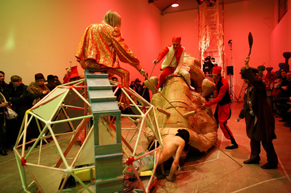 Marvin Gaye Chetwynd, The Snail Race, Galleria Massimo De Carlo, Milan, 06 March 2008 