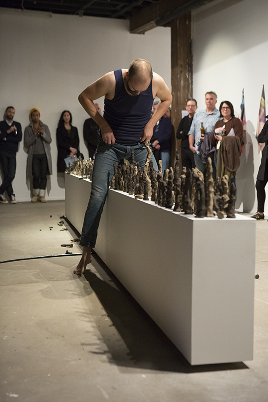 Mark Shorter, 6 metres of Plinth, Artspace