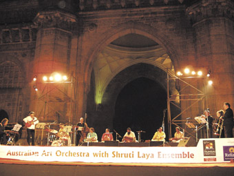Australian Art Orchestra Sruthi Laya Ensemble, Into the Fire, Gateway of India Mumbai