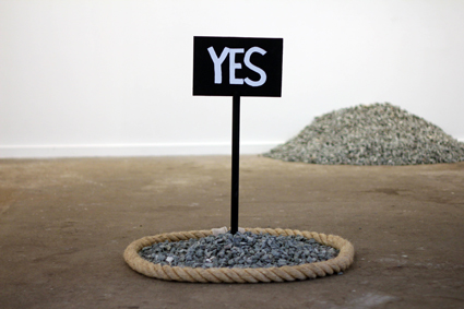 Dara Gill Untitled (Survey with stones) 2011