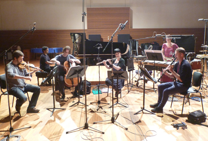  Ensemble Offspring recording SILVA at the ABC Studios, Sydney