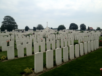 Cemetery in Ypres, Belgium