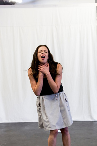 Natalie Rose, post, rehearsals for Oedipus Schmoedipus