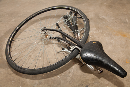 Brenton Alexander Smith, The Bicycle Man, Extension Obstruction, 2013, photo courtesy the artist