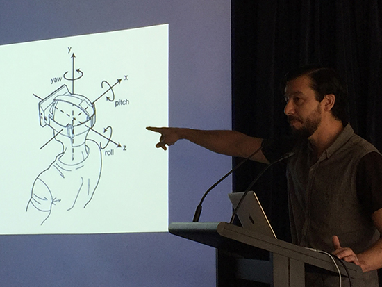 Oscar Raby, AIDC/ Film Victoria VR Workshop, 'Making Virtual a Practical Reality', which ran in conjunction with AIDC 2017's VR Plus Day program. 